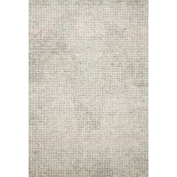 EuroLux Home Rug Magnolia 5x3 Pink Wool Yarn Hand-Hooked EuroLux Home Rug Magnolia 5x3 Pink Wool Yarn Hand-Hooked